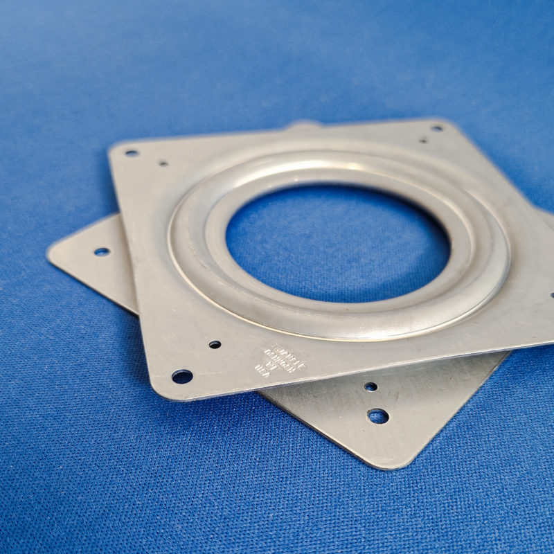 Manual Bearing (Lazy Susan) Pressed Metal Turntables - Various options (4", 6" & 12") - Image 3