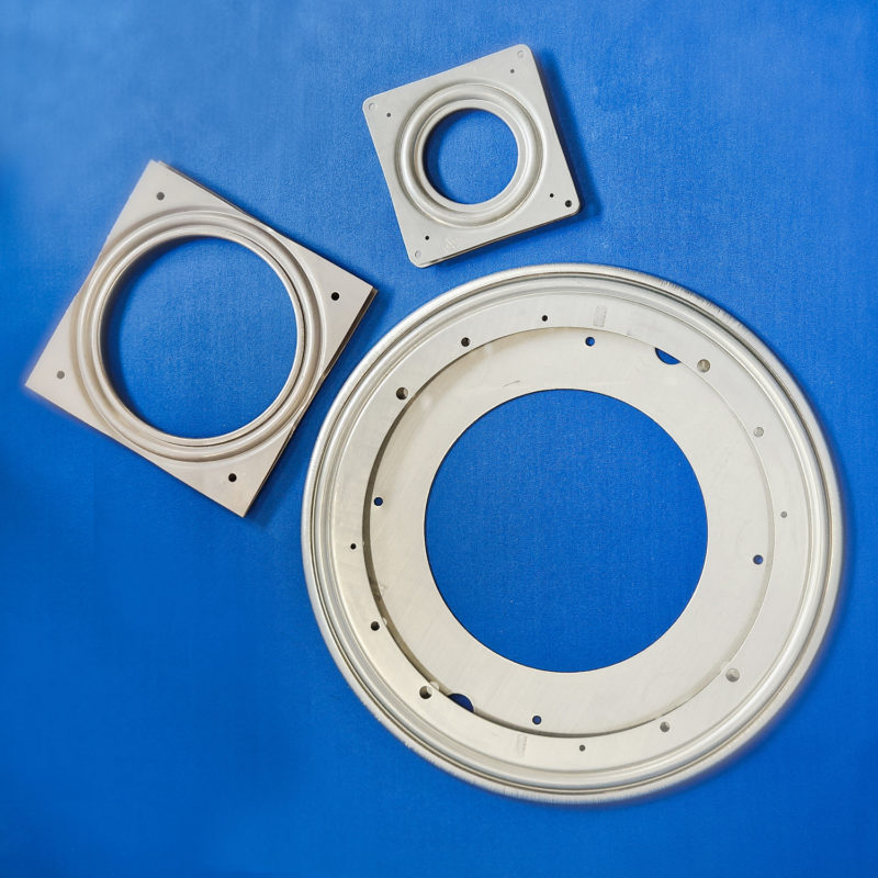 Manual Bearing (Lazy Susan) Pressed Metal Turntables - Various options (4", 6" & 12")