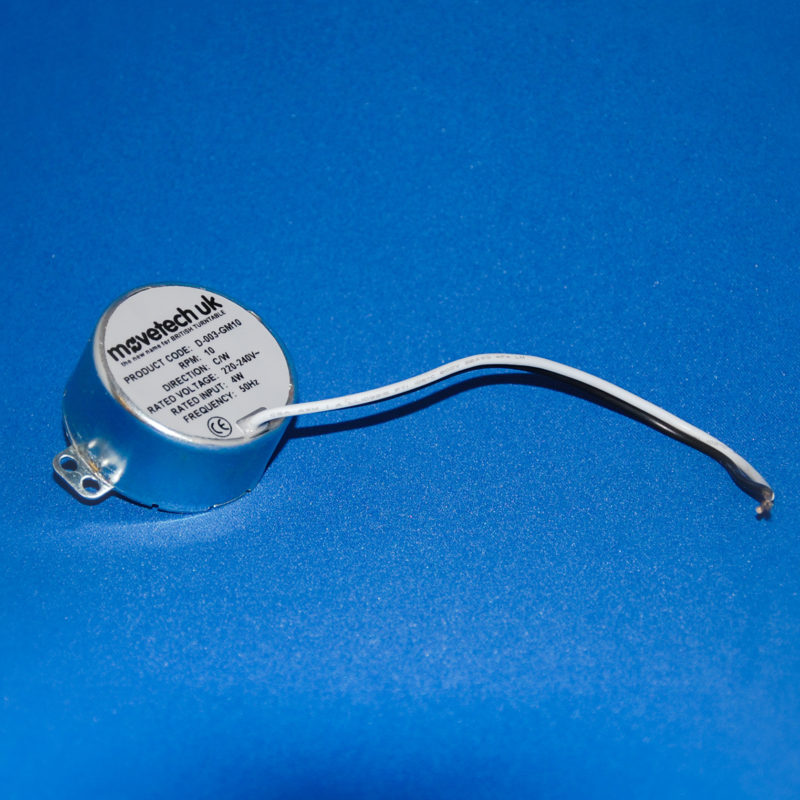 Mains Powered Metal Point of Sale (PoS) Motor - Various speeds (2.5RPM - 30RPM) - Image 2