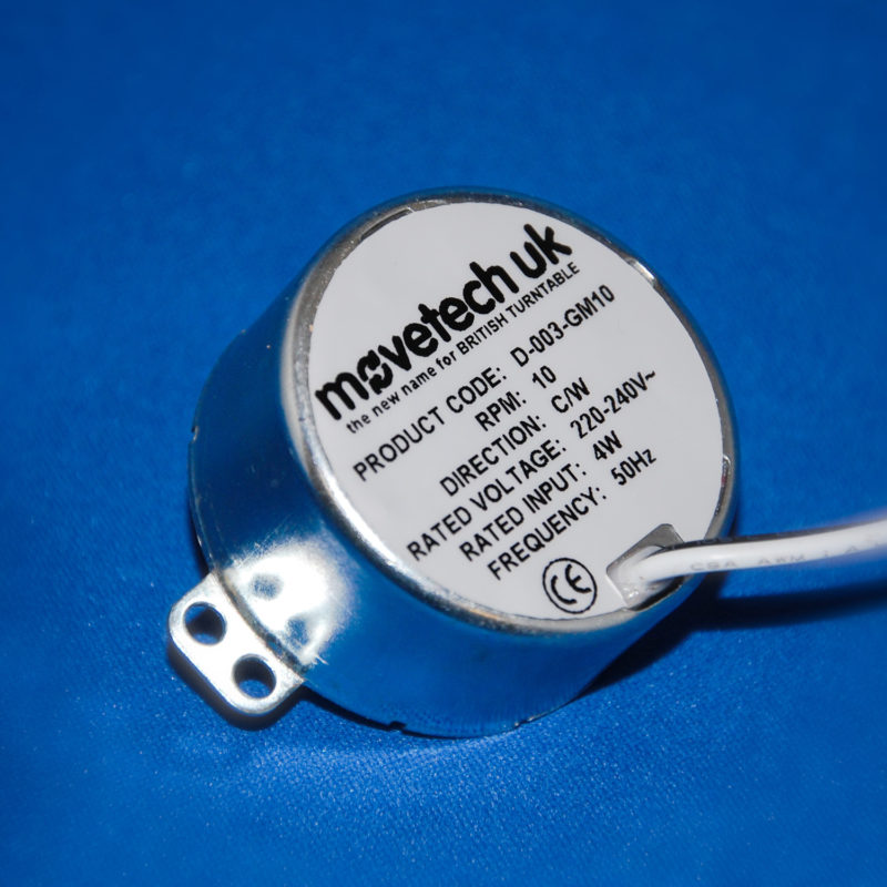 Mains Powered Metal Point of Sale (PoS) Motor - Various speeds (2.5RPM - 30RPM) - Image 3