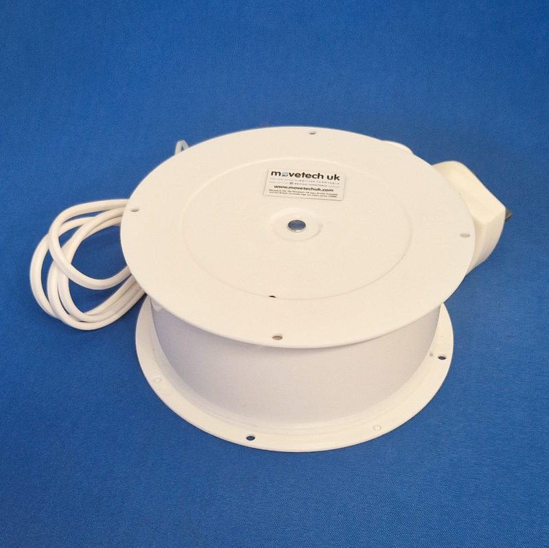 Large Point of Sale (PoS) Plastic Display Turntable (Mains) - Lightweight & Portable
