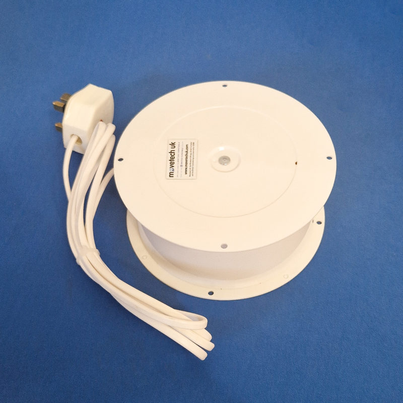 Large Point of Sale (PoS) Plastic Display Turntable (Mains) - Lightweight & Portable - Image 2