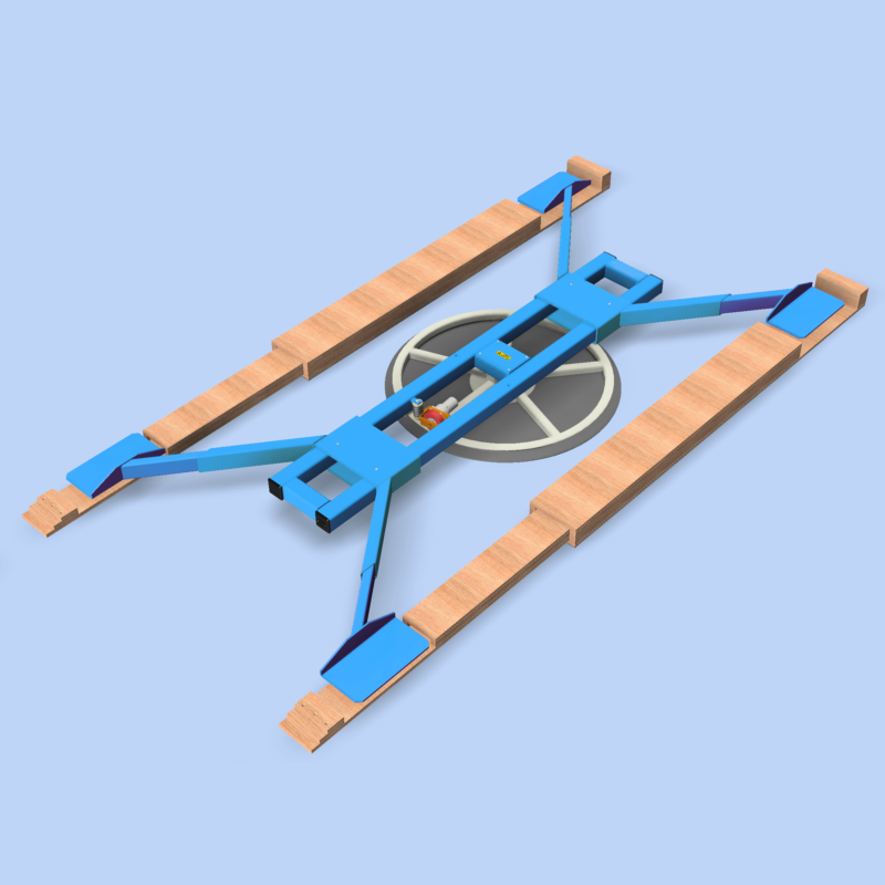Merlin® Major 21 Revolving Car Platform Turntable - Invisible Turntable Platform